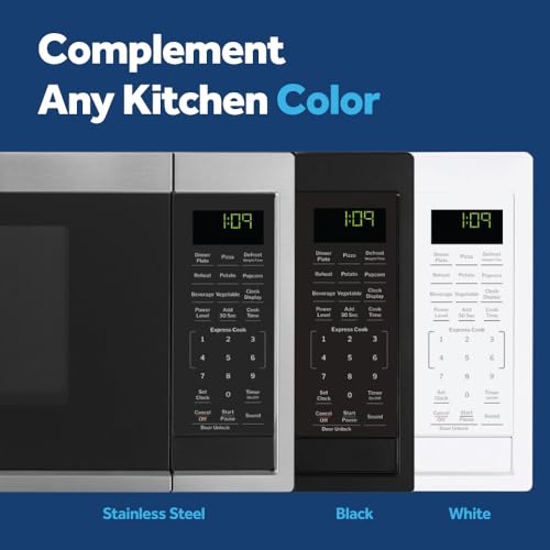 0.9 Cu Ft Countertop Microwave Oven with Auto Cooking Settings