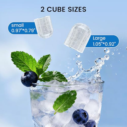 COWSAR Ice Maker Countertop, Portable Ice Machine with Self-Cleaning
