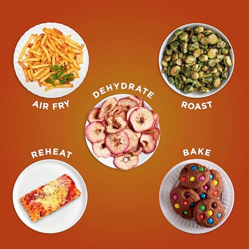 5QT Air Fryer 4-in-1 Air Crisp, Roast, Reheat & Dehydrate