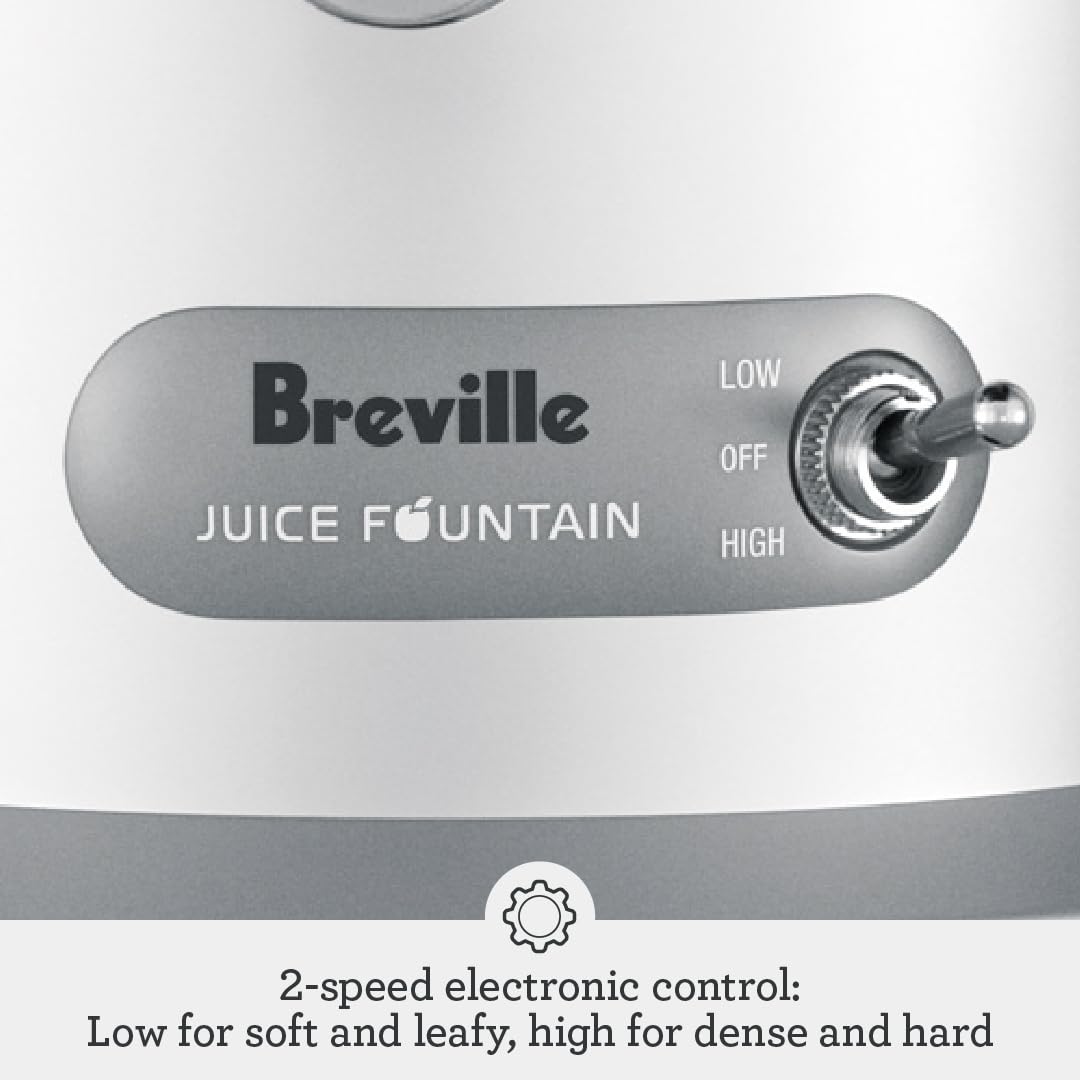 Breville Plastic Juice Fountain Plus 850 Watts Stainless Steel Corded Electric juicer