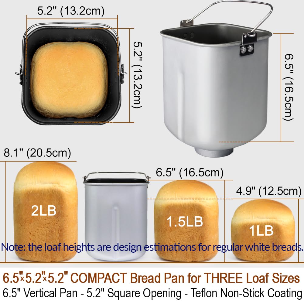29-in-1 Smart Bread Maker with Gluten-Free & Custom Cycles