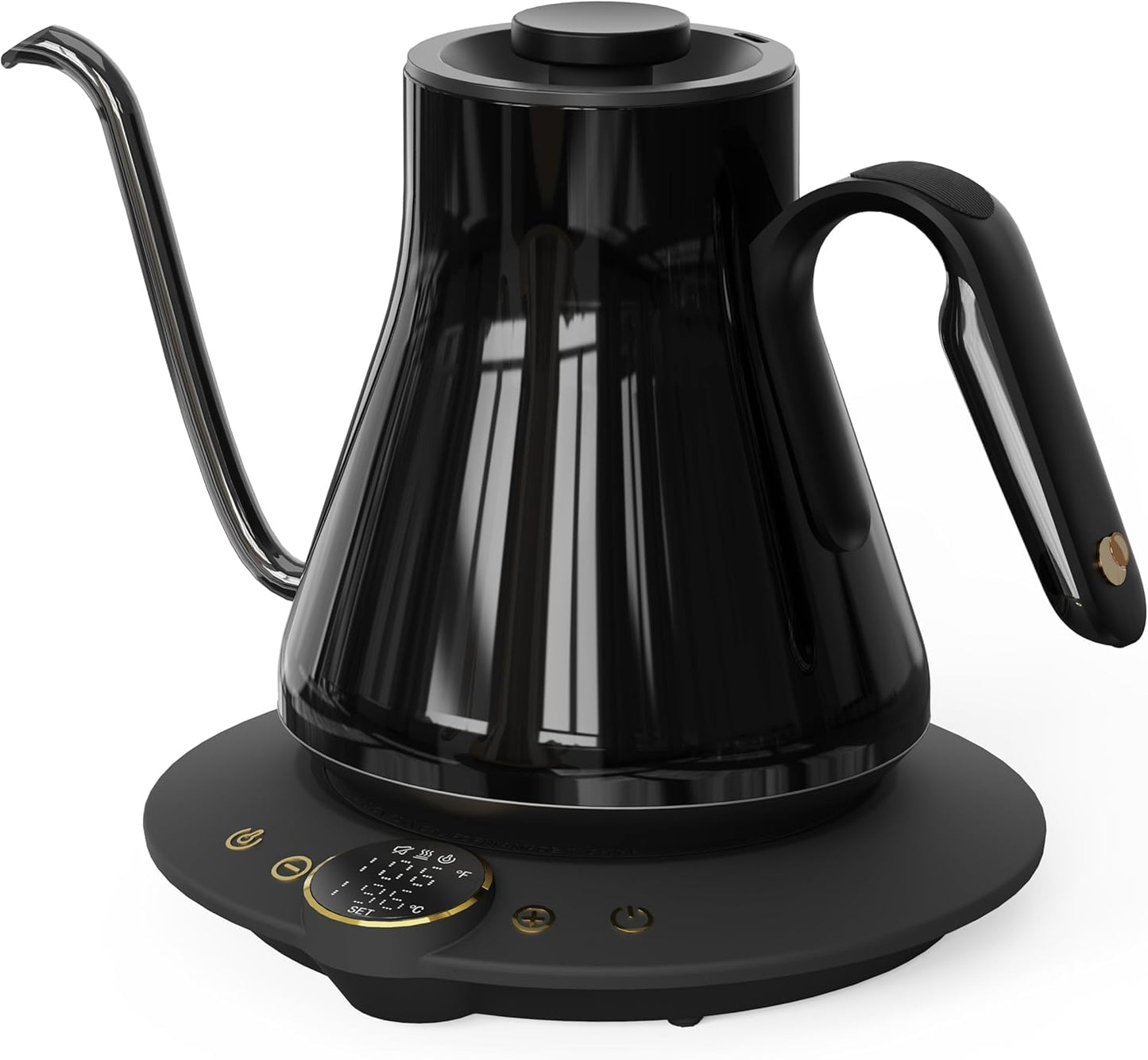 1500W Gooseneck Electric Kettle with Precise Temperature Control