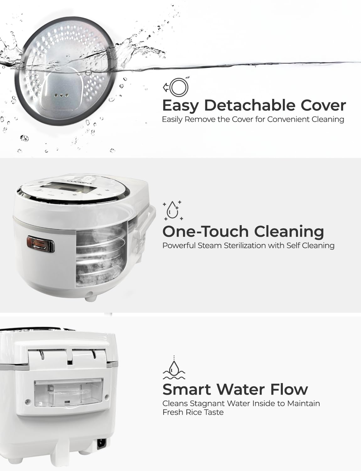 10-Cup Micom Rice Cooker with 16 Cooking Programs & Auto Clean