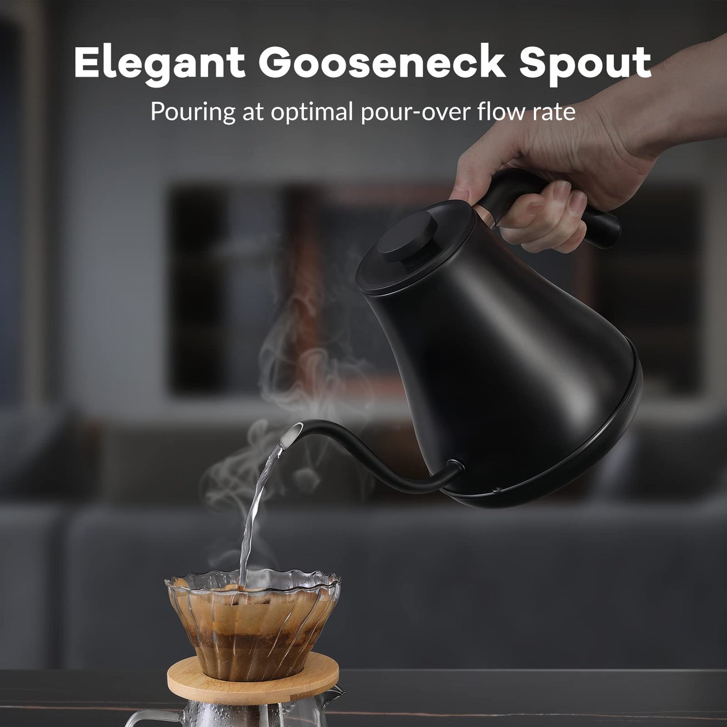 Mecity Electric Kettle Gooseneck Kettle Temperature Control