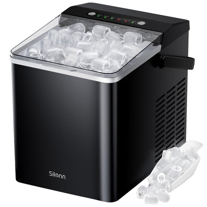 Countertop Nugget Ice Maker with 33LB Daily Production & Auto Clean