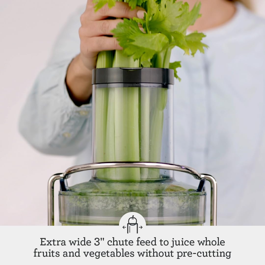 Breville BJE430SIL Juice Fountain Cold, 70 fl oz, Silver