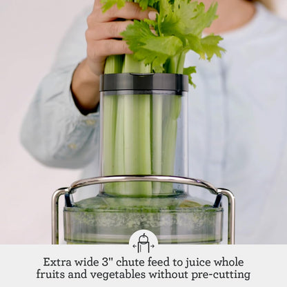 Breville BJE430SIL Juice Fountain Cold, 70 fl oz, Silver