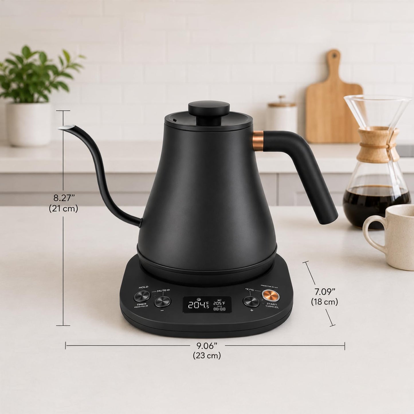 Mecity Electric Kettle Gooseneck Kettle Temperature Control