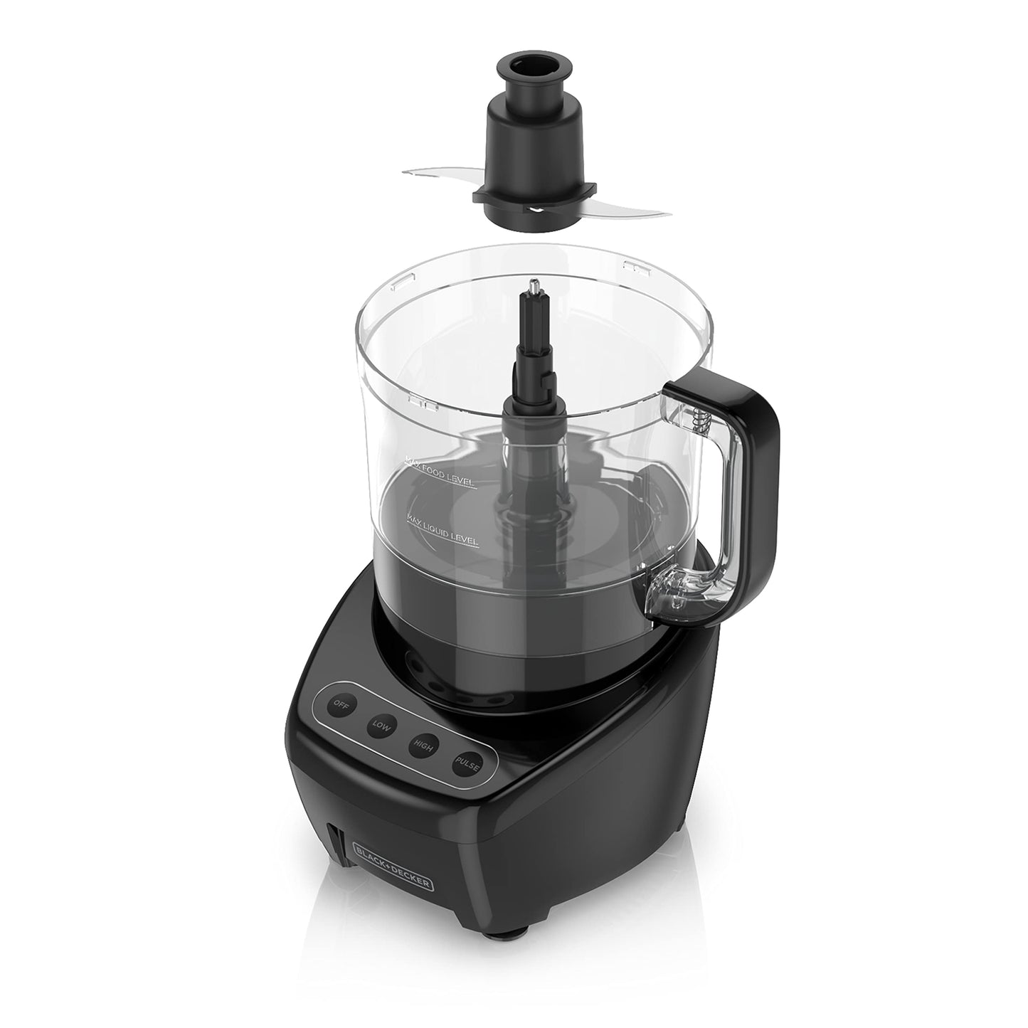 8-Cup 3-in-1 Food Processor with Dishwasher Safe Parts