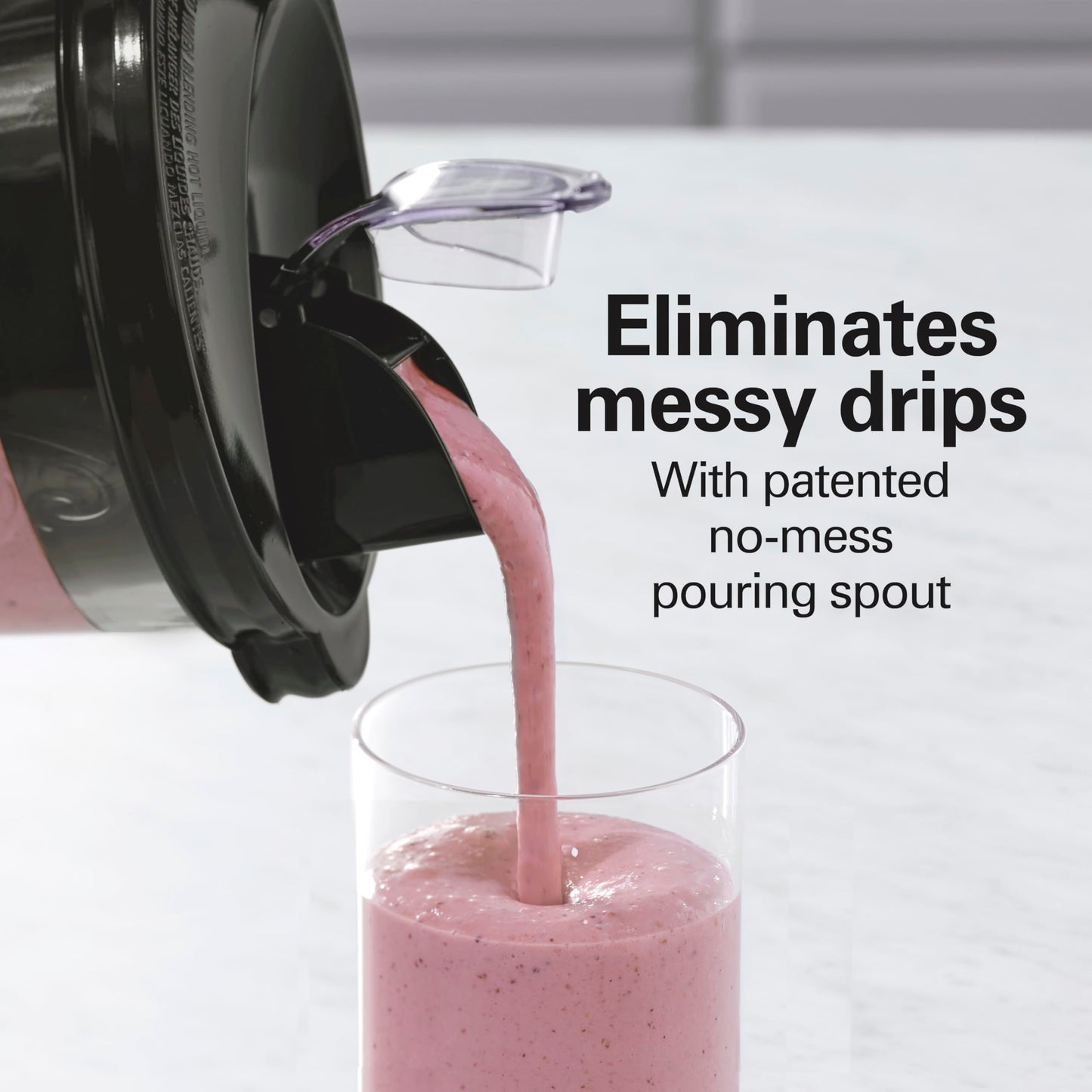 800W Blender with 40oz Glass Jar & Portable Travel Cup