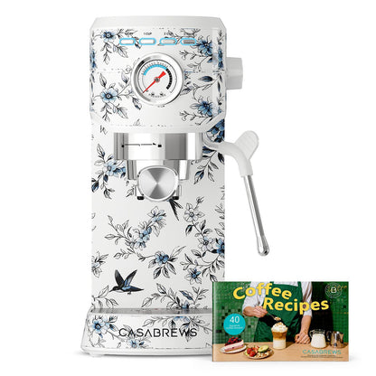20 Bar Espresso Machine with Milk Frother & Removable Water Tank