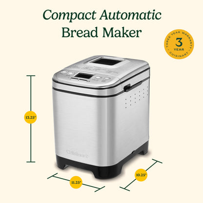 2LB Automatic Bread Maker with 12 Programs & Custom Loaf Settings