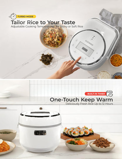 10-Cup Micom Rice Cooker with 16 Cooking Programs & Auto Clean