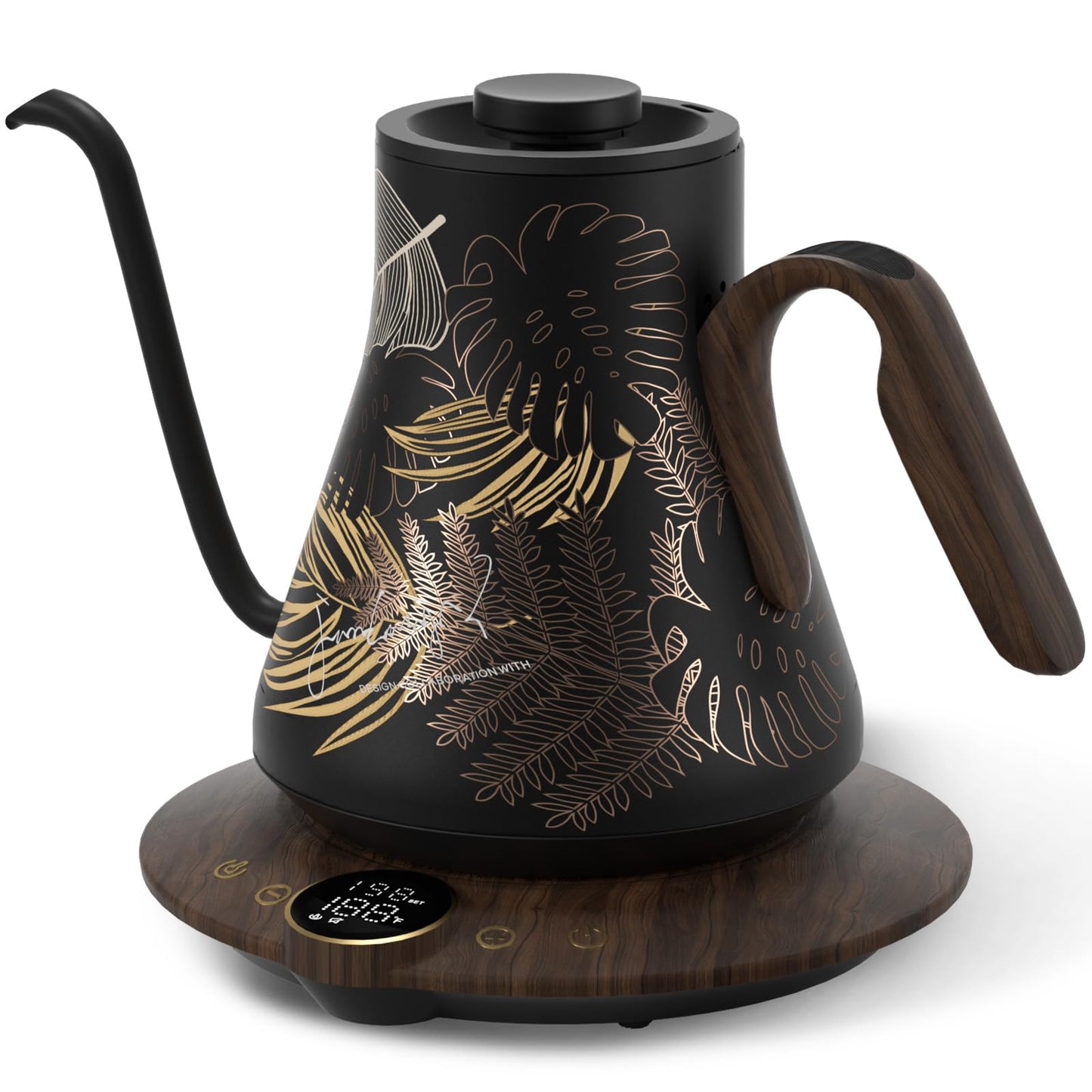 1500W Gooseneck Electric Kettle with Precise Temperature Control