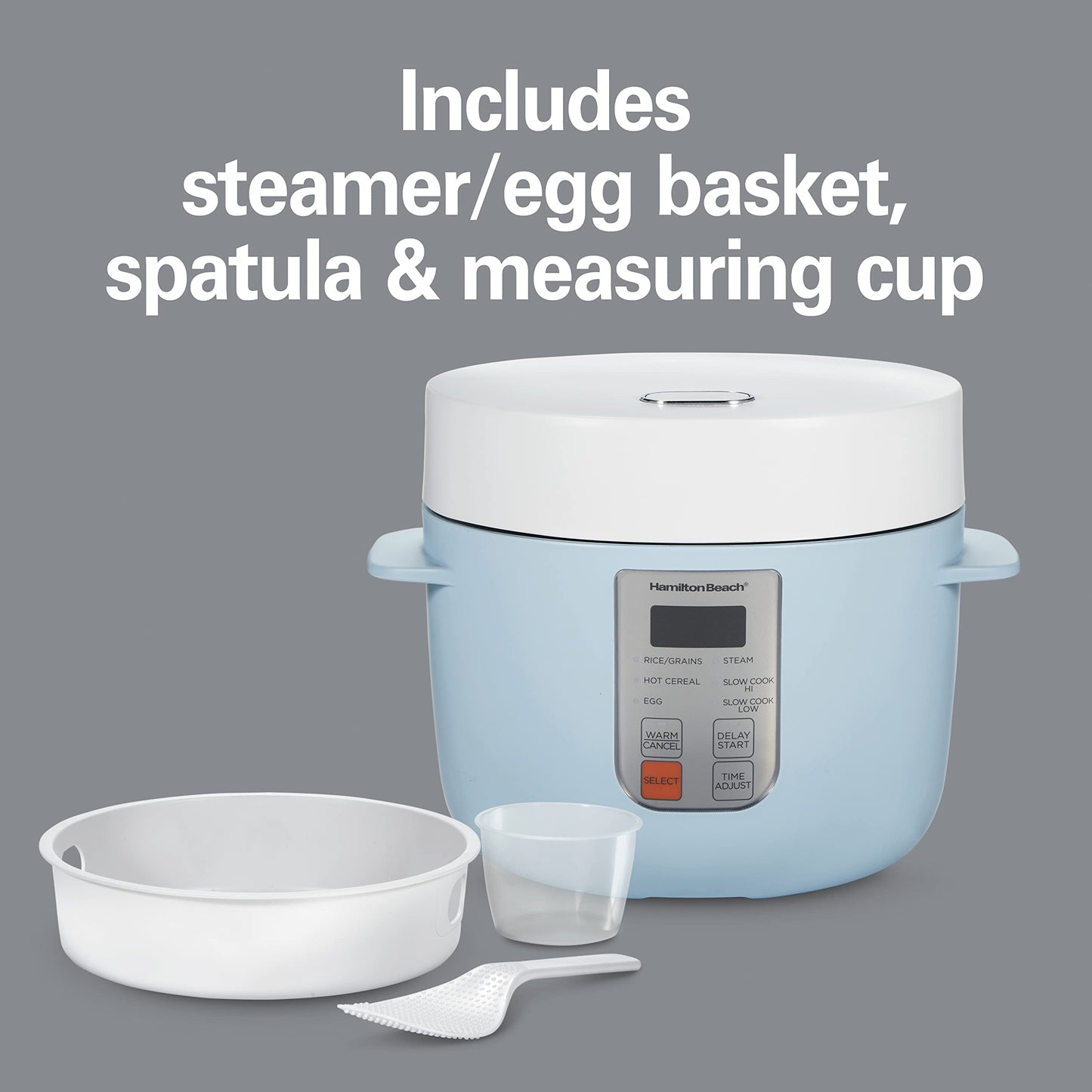 Hamilton Beach Digital Programmable Rice Cooker & Food Steamer