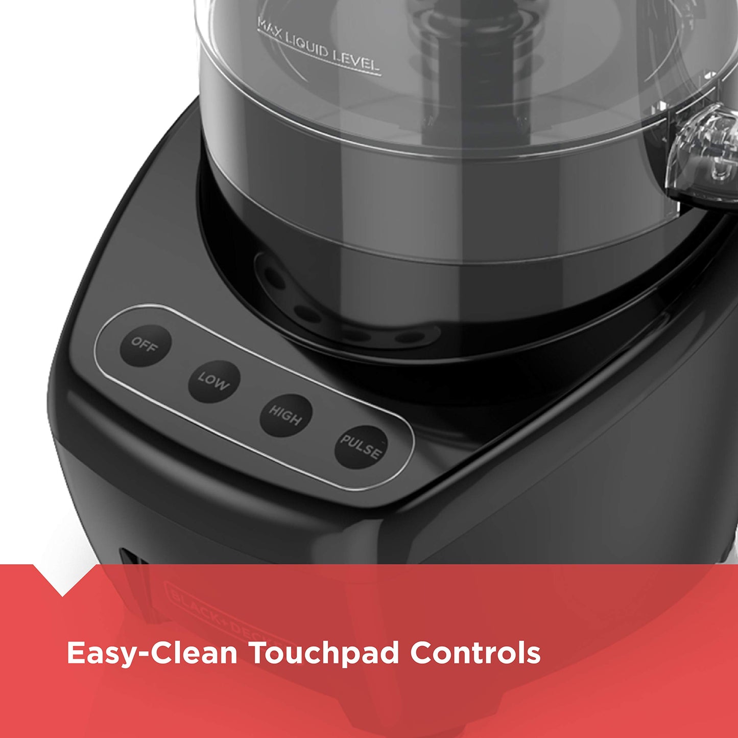 8-Cup 3-in-1 Food Processor with Dishwasher Safe Parts