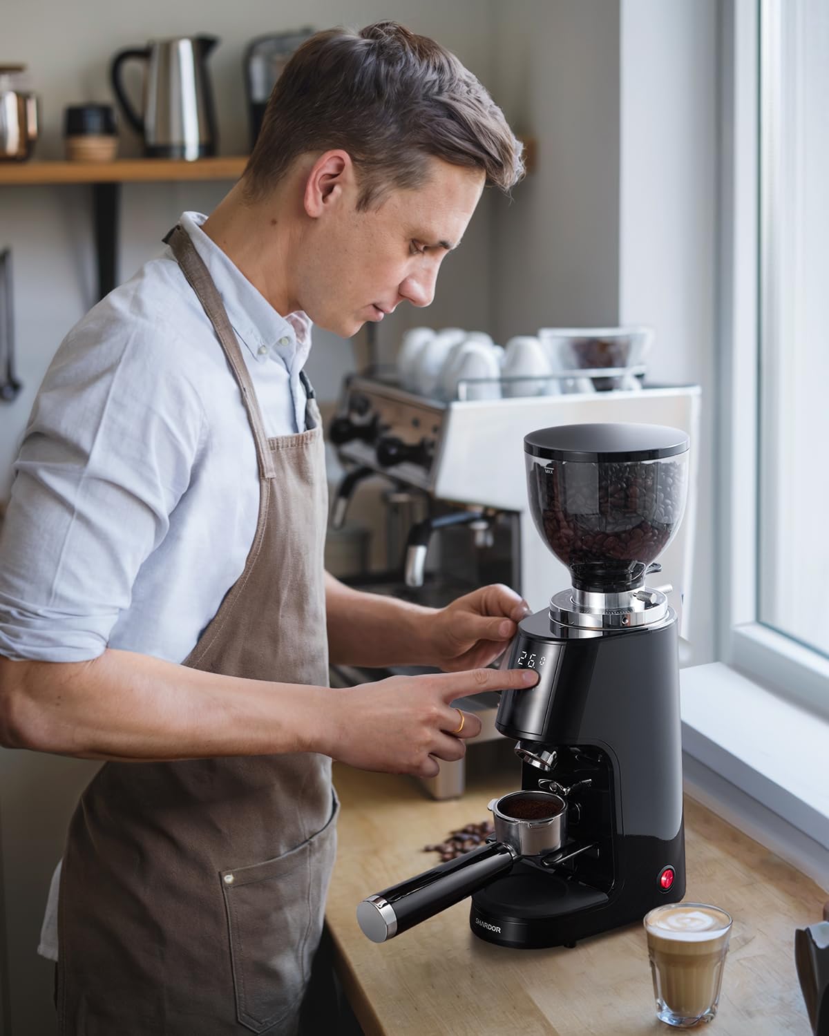 SHARDOR 64mm Coffee Grinder