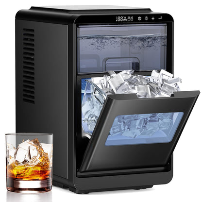 COWSAR Ice Maker Countertop, Portable Ice Machine with Self-Cleaning