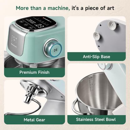 5.3QT Stand Mixer with LED Touch Screen & 11-Speed Control