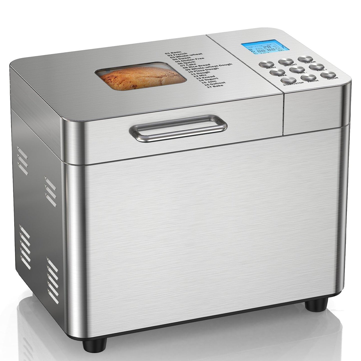 2LB Automatic Bread Maker with 17 Programs & 15H Timer