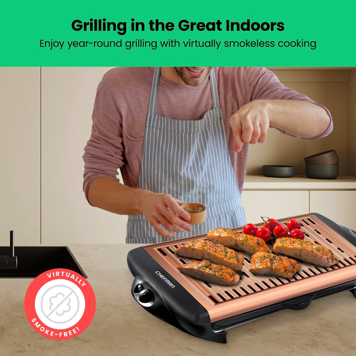Chefman Smokeless Indoor Grill