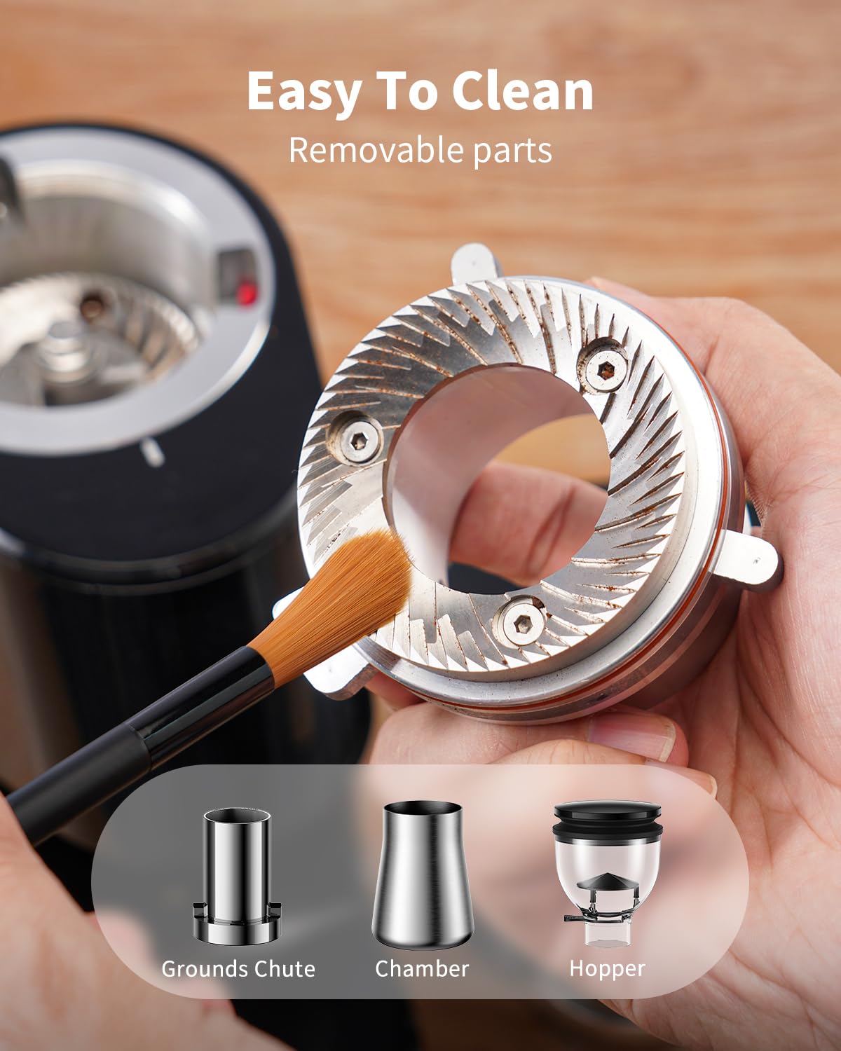 SHARDOR 64mm Coffee Grinder