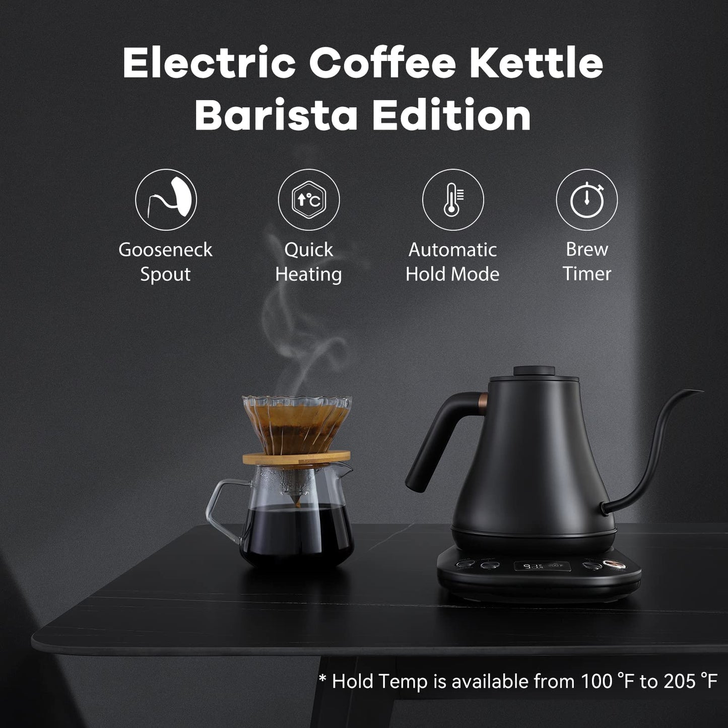 Mecity Electric Kettle Gooseneck Kettle Temperature Control