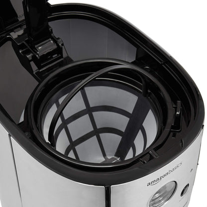 12-Cup Programmable Coffee Maker with Stainless Steel Carafe