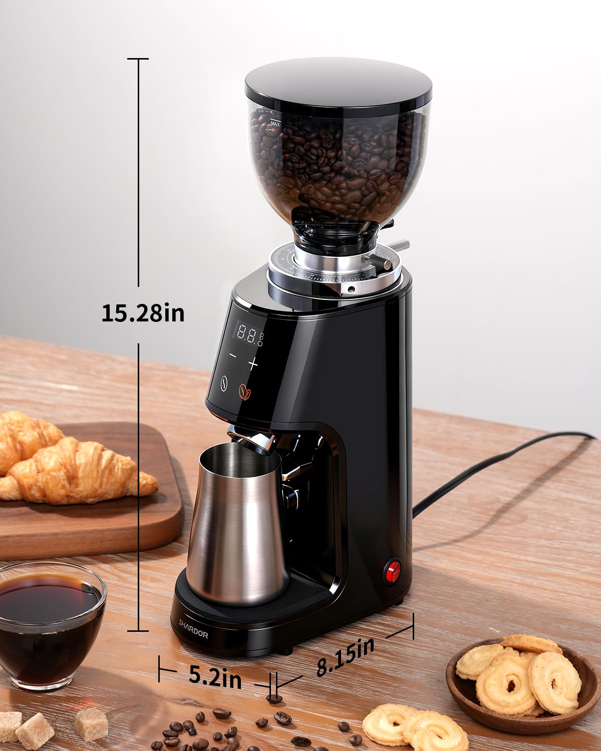 SHARDOR 64mm Coffee Grinder