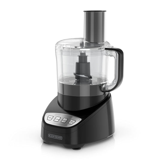 8-Cup Food Processor with Stainless Steel Blade & Multi Functions