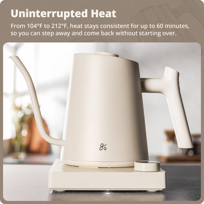 1200W Precision Gooseneck Electric Kettle for Pour Over Coffee