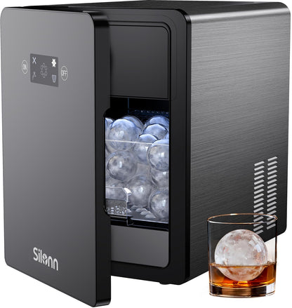 Countertop Nugget Ice Maker with 33LB Daily Production & Auto Clean