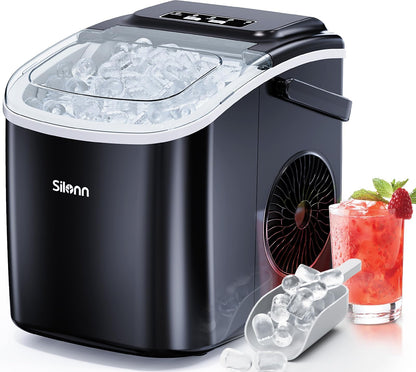 Countertop Nugget Ice Maker with 33LB Daily Production & Auto Clean