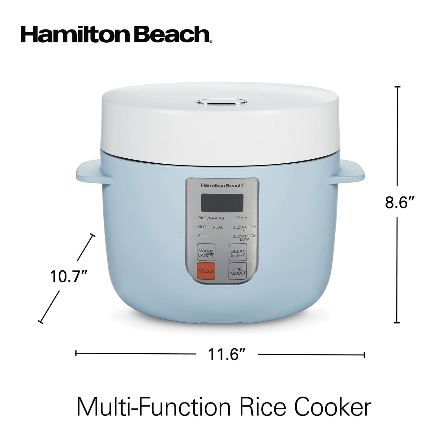 Hamilton Beach Digital Programmable Rice Cooker & Food Steamer
