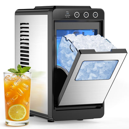 COWSAR Ice Maker Countertop, Portable Ice Machine with Self-Cleaning