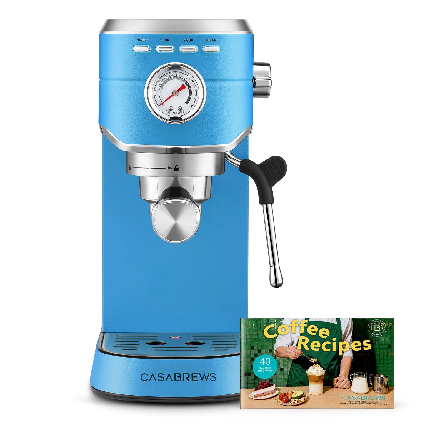 20 Bar Espresso Machine with Milk Frother & Removable Water Tank