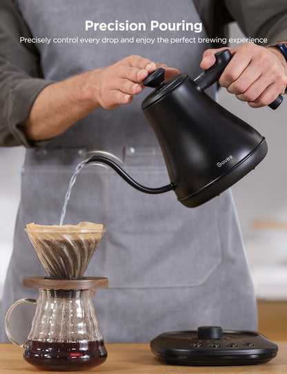 Smart Gooseneck Electric Kettle with WiFi Temperature Control