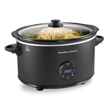 Hamilton Beach Set & Forget Portable Programmable Slow Cooker