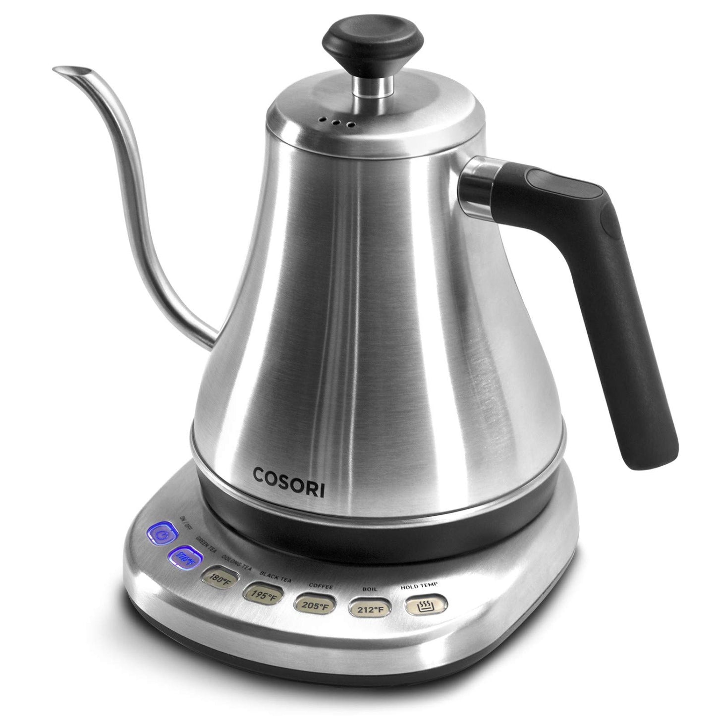 Smart Gooseneck Electric Kettle with Variable Temperature Control