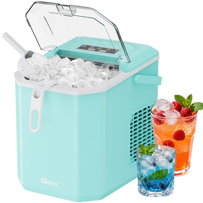 Countertop Nugget Ice Maker with 33LB Daily Production & Auto Clean