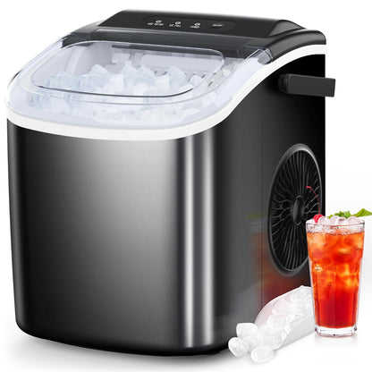 COWSAR Ice Maker Countertop, Portable Ice Machine with Self-Cleaning