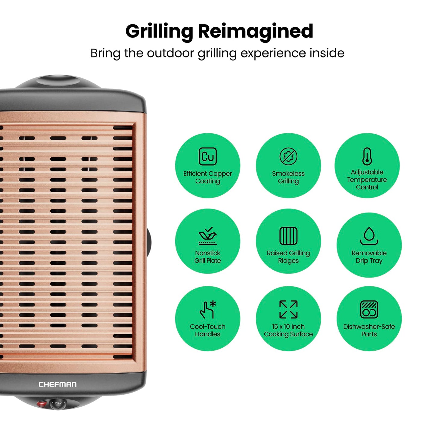 Chefman Smokeless Indoor Grill