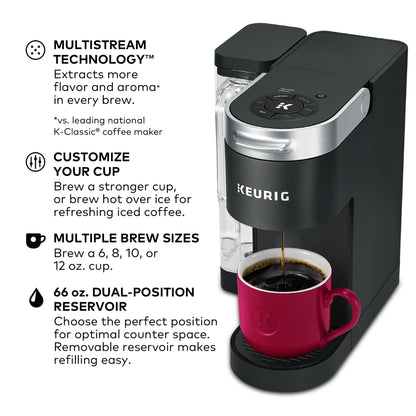 Keurig® K-Supreme Single Serve K-Cup Pod Coffee Maker, MultiStream Technology