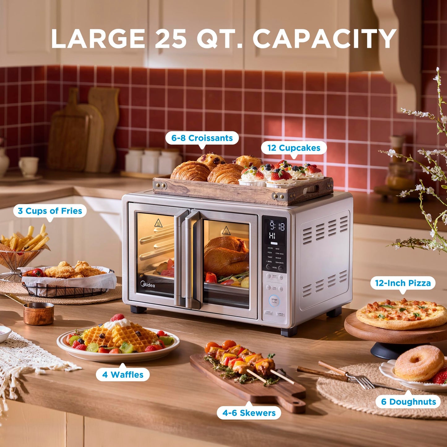 Midea Toaster Oven Air Fryer Combo