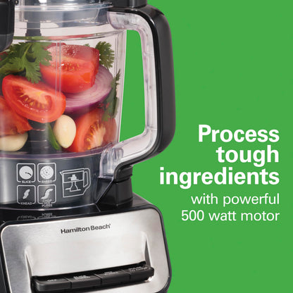 14-Cup Food Processor with Vegetable Chopper & Stainless Steel Blades