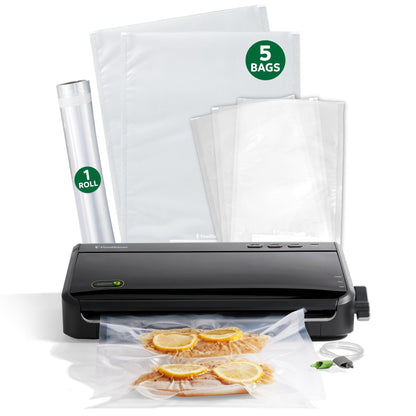 FoodSaver Vacuum Sealer Machine with Automatic Bag Detection, Sealer Bags and Roll