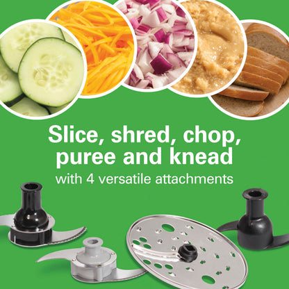 14-Cup Food Processor with Vegetable Chopper & Stainless Steel Blades
