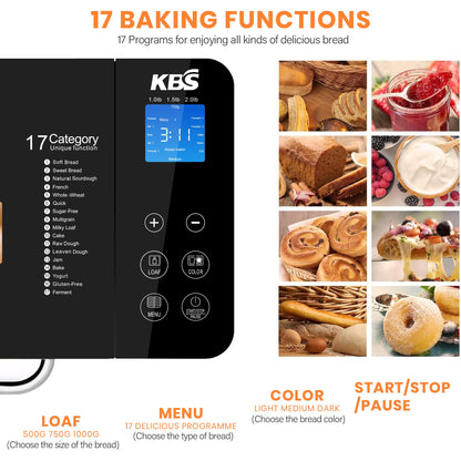 KBS Pro 710W 2LB Bread Maker