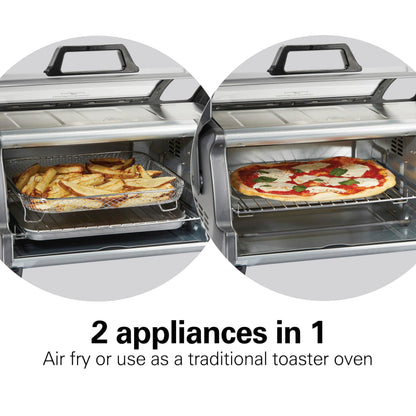 Hamilton Beach Air Fryer Toaster Oven Combo, Stainless Steel