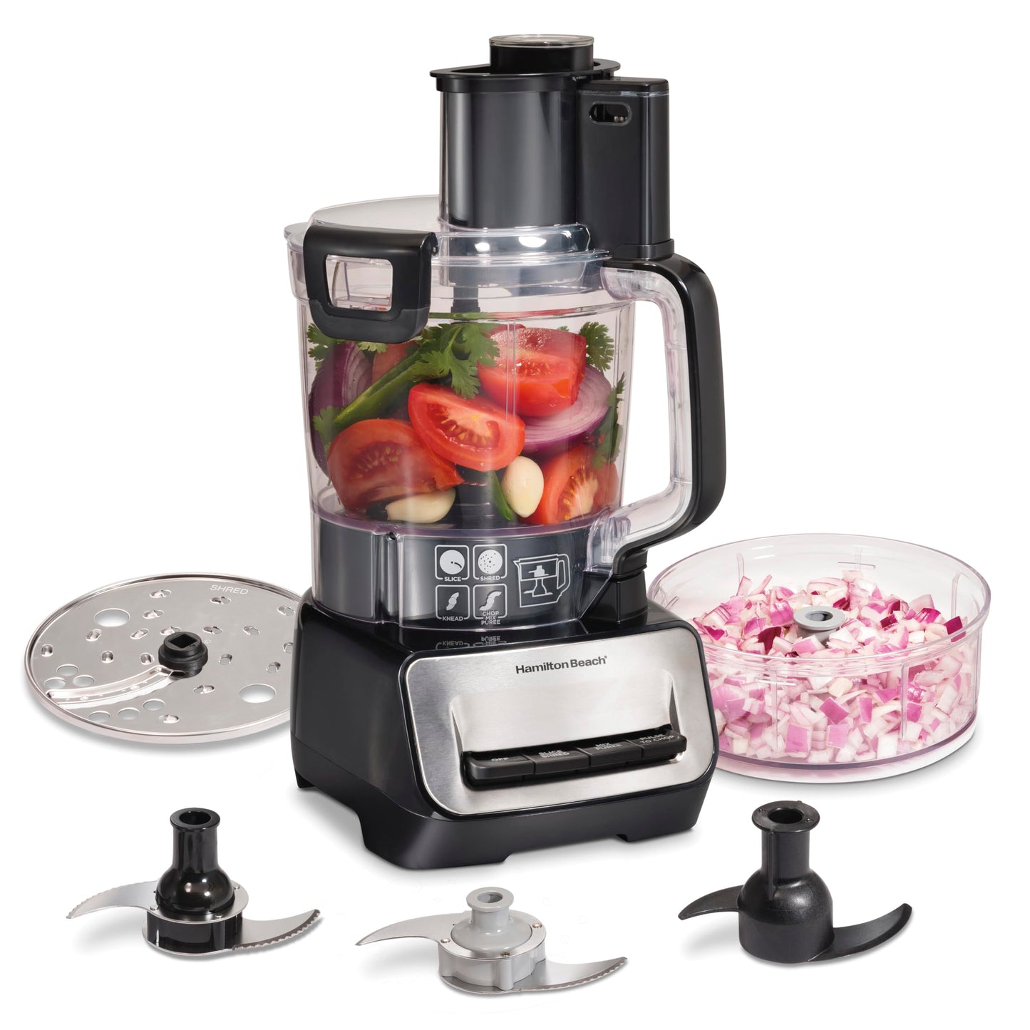 14-Cup Food Processor with Vegetable Chopper & Stainless Steel Blades